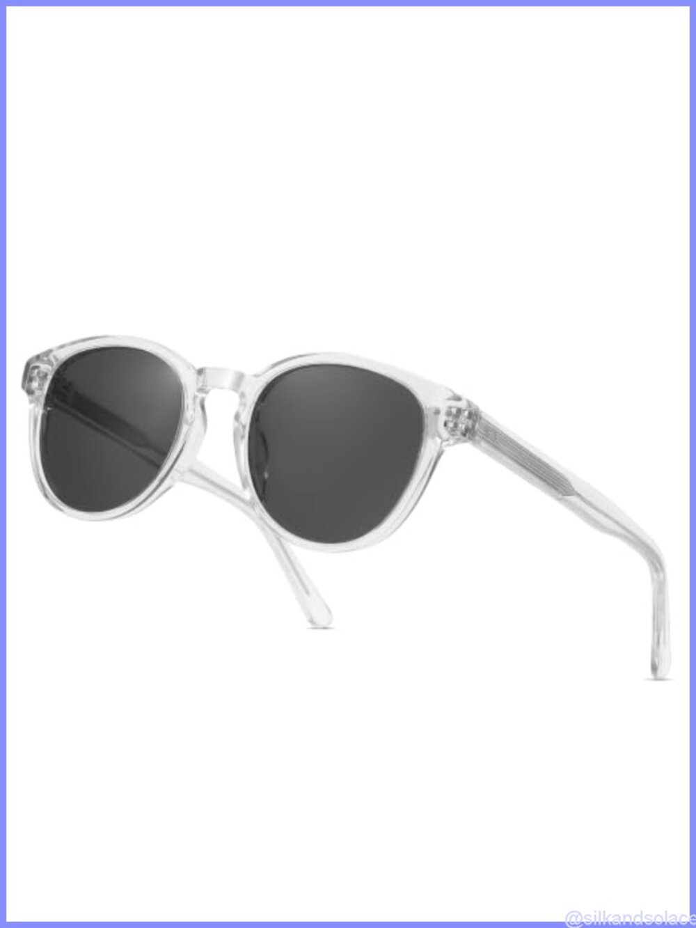 Round Polarized Sunglasses Acetate Frame UV400 Retro Women Small Face